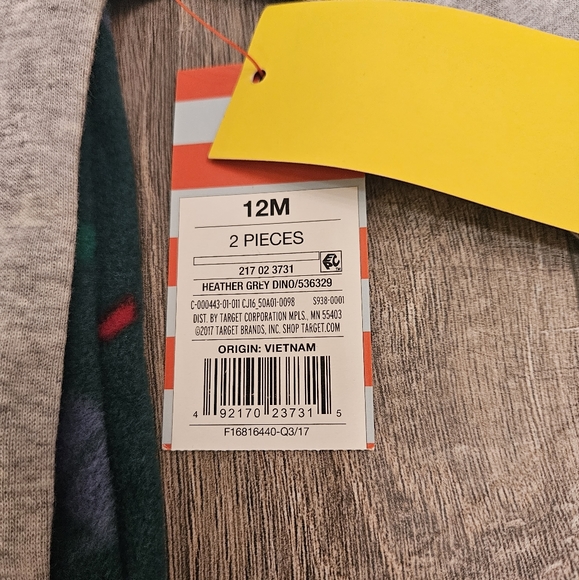 Boys dinosaur Christmas pajamas - Picture 4 of 5